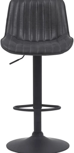 Barhocker Sabine anthrazit Microfaser B/H/T: ca. 44x88x54 cm