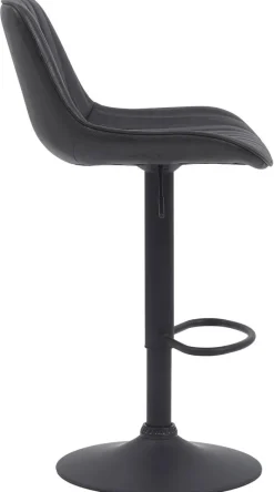 Barhocker Sabine anthrazit Microfaser B/H/T: ca. 44x88x54 cm
