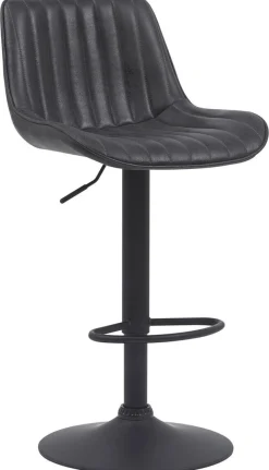 Barhocker Sabine anthrazit Microfaser B/H/T: ca. 44x88x54 cm