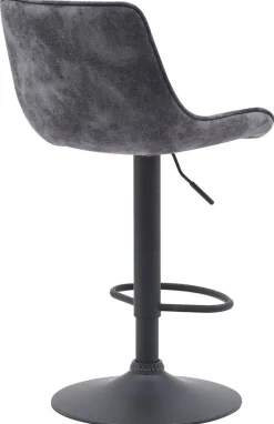 Barhocker Sabine anthrazit Microfaser B/H/T: ca. 44x88x54 cm