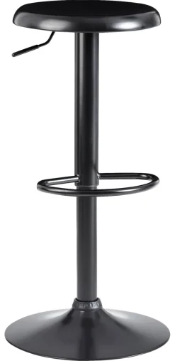 Barhocker schwarz Eisen B/H/T: ca. 40x79x40 cm