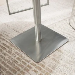 Barhocker schwarz Kunstleder B/H/T: ca. 38x91x39 cm