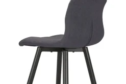 Barhocker SIMONE 2er-Set anthrazit Webstoff B/H/T: ca. 42x103x51 cm