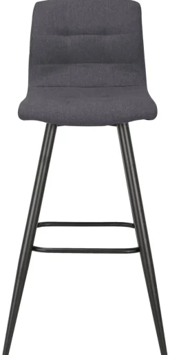 Barhocker SIMONE 2er-Set anthrazit Webstoff B/H/T: ca. 42x103x51 cm