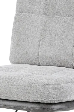 Barhocker Vila grau anthrazit Microfaser Webstoff B/H/T: ca. 43x99x59 cm