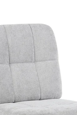 Barhocker Vila grau anthrazit Microfaser Webstoff B/H/T: ca. 43x99x59 cm