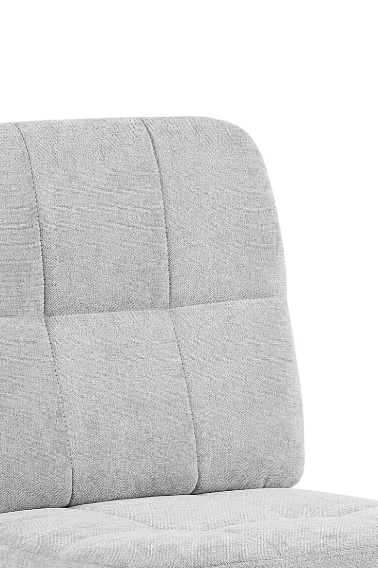 Barhocker Vila grau anthrazit Microfaser Webstoff B/H/T: ca. 43x99x59 cm