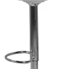Barhocker weiß Kunstleder B/H/T: ca. 40x104x40 cm