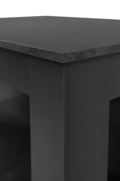 Bartisch Atlanta Schiefergrau Spanplatte B/H/T: ca. 92x106x68 cm