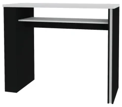 Bartisch Jamas schwarz weiß Spanplatte B/H/T: ca. 138x110x55 cm