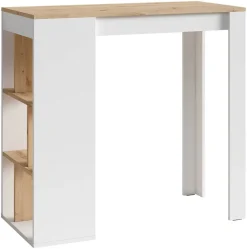 Bartisch MOBY Eiche Artisan Nachbildung weiß B/H/T: ca. 110x104x50 cm