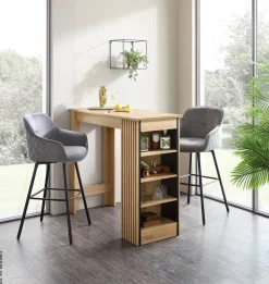 Bartisch Mojito Artisan Oak Nachbildung Melamin B/H/T: ca. 115x103x50 cm