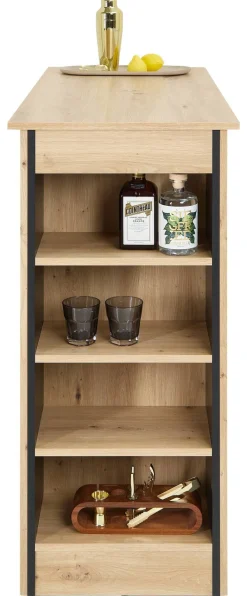Bartisch Mojito Artisan Oak Nachbildung Melamin B/H/T: ca. 115x103x50 cm