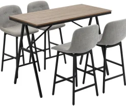 Bartisch nussbaum Nachbildung B/H/T: ca. 120x91x60 cm