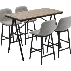 Bartisch nussbaum Nachbildung B/H/T: ca. 120x91x60 cm