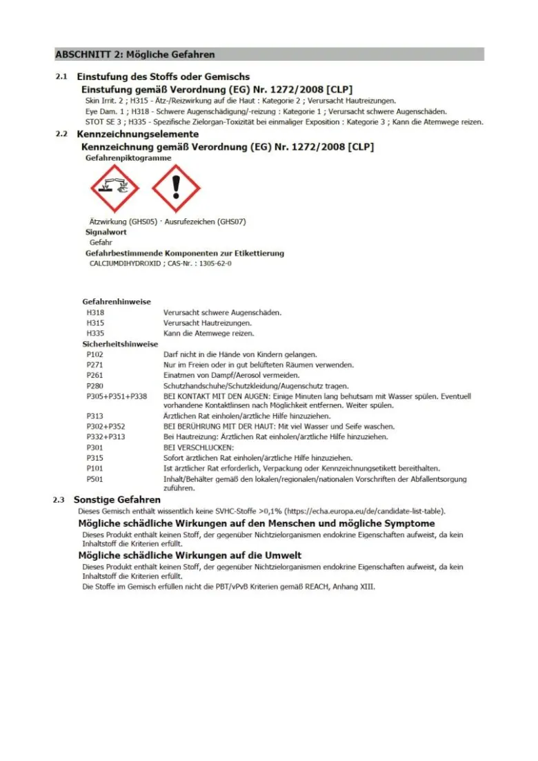 Baufan Streichkalk weiß ca. 10 l