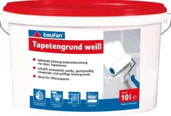 Baufan Tapetengrund weiß ca. 10 l