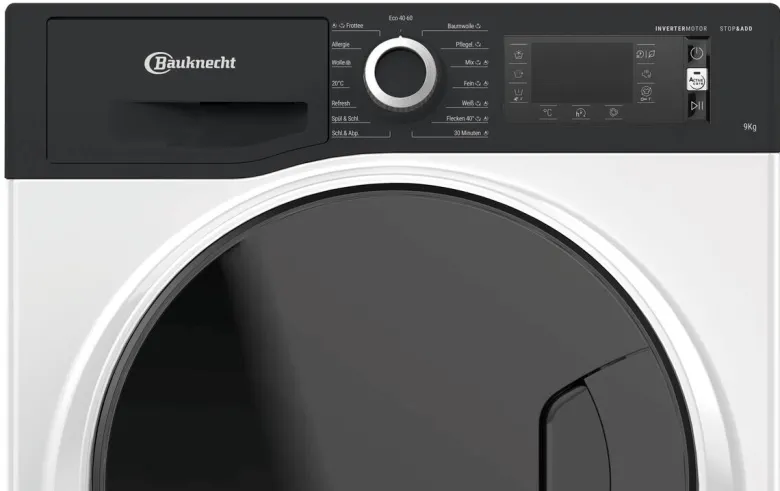 Bauknecht Waschmaschine SteamPlus9A2JGSP weiß B/H/T: ca. 59,5x85x60,5 cm