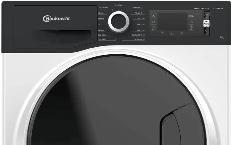 Bauknecht Waschmaschine SteamPlus9A2JGSP weiß B/H/T: ca. 59,5x85x60,5 cm