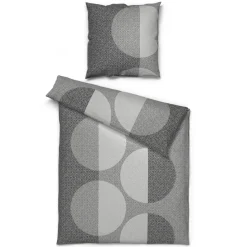 Baumwoll Bettwäsche Cotton touch dunkelgrau Baumwolle B/L: ca. 135x200 cm