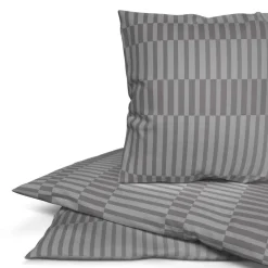 Baumwoll Bettwäsche Cotton touch grau Baumwolle B/L: ca. 135x200 cm