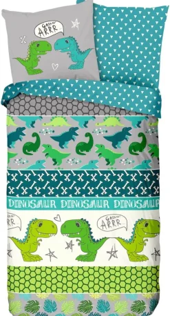 Baumwoll Bettwäsche Dinosaur Renforce