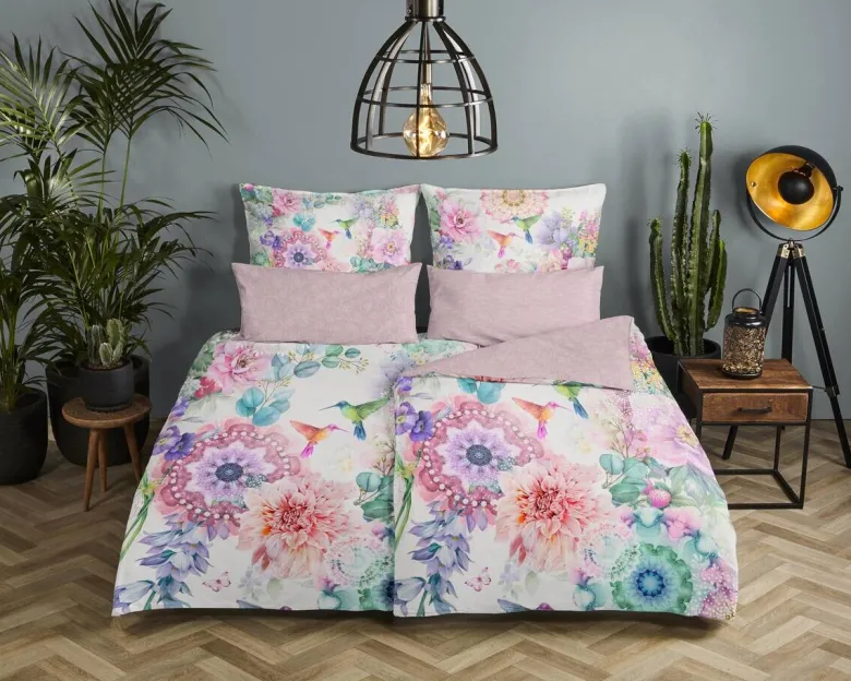 Baumwoll Bettwäsche Isaye Satin Multi Baumwolle B/L: ca. 200x200 cm