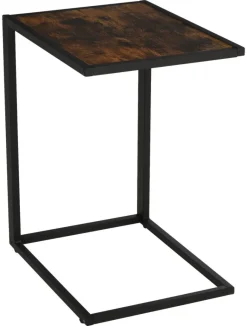 Beistelltisch 833-194BN braun schwarz B/H/T: ca. 40,6x64,2x50,8 cm