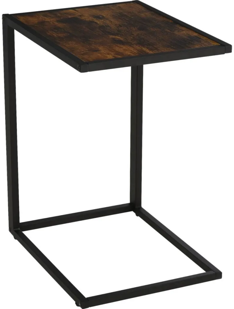 Beistelltisch 833-194BN braun schwarz B/H/T: ca. 40,6x64,2x50,8 cm