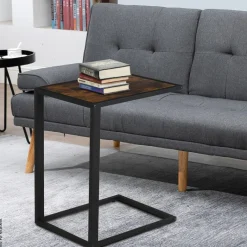 Beistelltisch 833-194BN braun schwarz B/H/T: ca. 40,6x64,2x50,8 cm