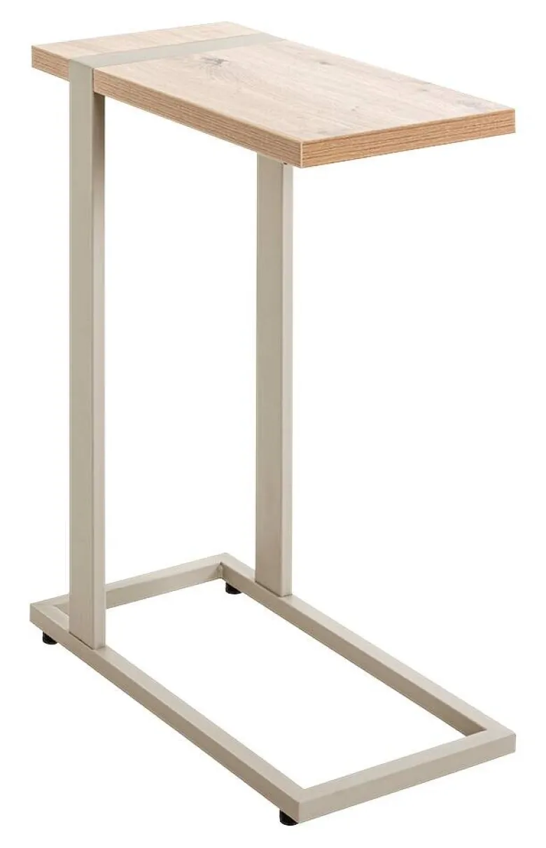 Beistelltisch Eiche hell Nachbildung Kaschmir B/H/T: ca. 24x64x49 cm
