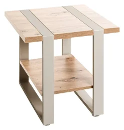 Beistelltisch Eiche hell Nachbildung Kaschmir B/H/T: ca. 45x45x45 cm