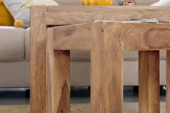 Beistelltisch 3er-Set natur Akazie