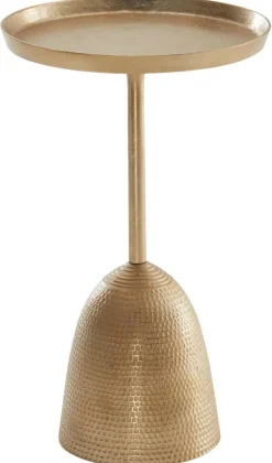 Beistelltisch gold B/H/T: ca. 33x53x33 cm