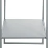 Beistelltisch grau B/H/T: ca. 45x60x35 cm