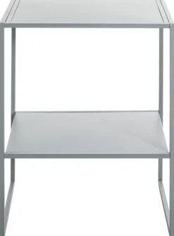 Beistelltisch grau B/H/T: ca. 45x60x35 cm