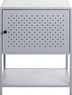 Beistelltisch grau B/H/T: ca. 45x61x32 cm