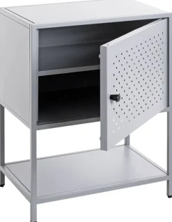 Beistelltisch grau B/H/T: ca. 45x61x32 cm