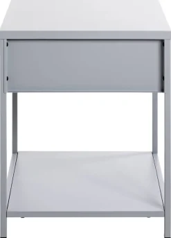 Beistelltisch grau B/H/T: ca. 40x53x40 cm