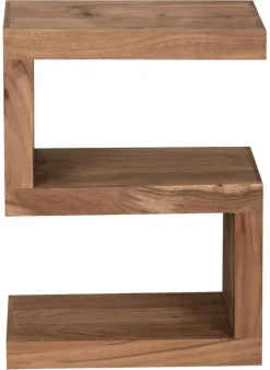 Beistelltisch natur Akazie B/H/T: ca. 44x60x30 cm