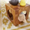 Beistelltisch rosenholz Holz B/H/T: ca. 35x35x35 cm
