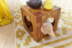 Beistelltisch rosenholz Holz B/H/T: ca. 35x35x35 cm