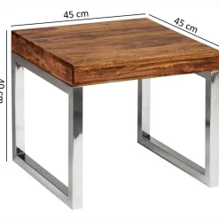 Beistelltisch rosenholz Holz B/H/T: ca. 45x40x45 cm