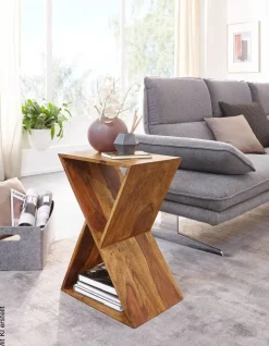 Beistelltisch rosenholz Nachbildung Holz B/H/T: ca. 43x60x30 cm