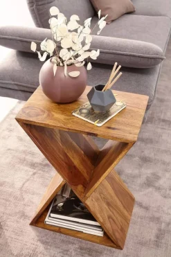 Beistelltisch rosenholz Nachbildung Holz B/H/T: ca. 43x60x30 cm