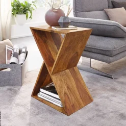Beistelltisch rosenholz Nachbildung Holz B/H/T: ca. 43x60x30 cm