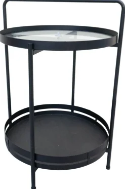 Beistelltisch Sabine schwarz H/D: ca. 60x40 cm