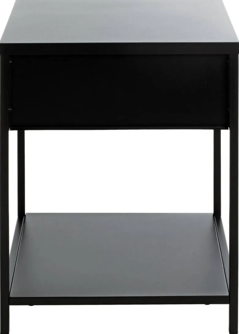 Beistelltisch schwarz B/H/T: ca. 40x53x40 cm