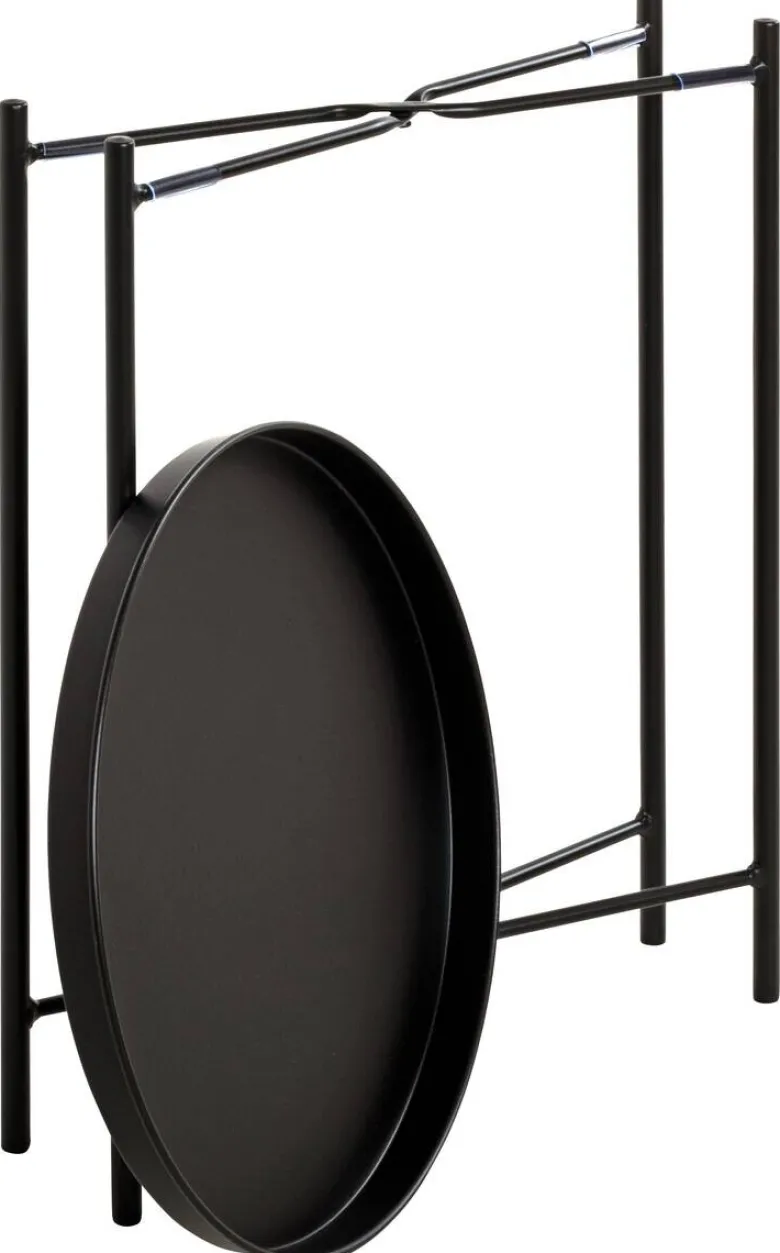 Beistelltisch schwarz H/D: ca. 50x39 cm