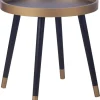 Beistelltisch Sensation schwarz gold Optik H/D: ca. 48x48 cm